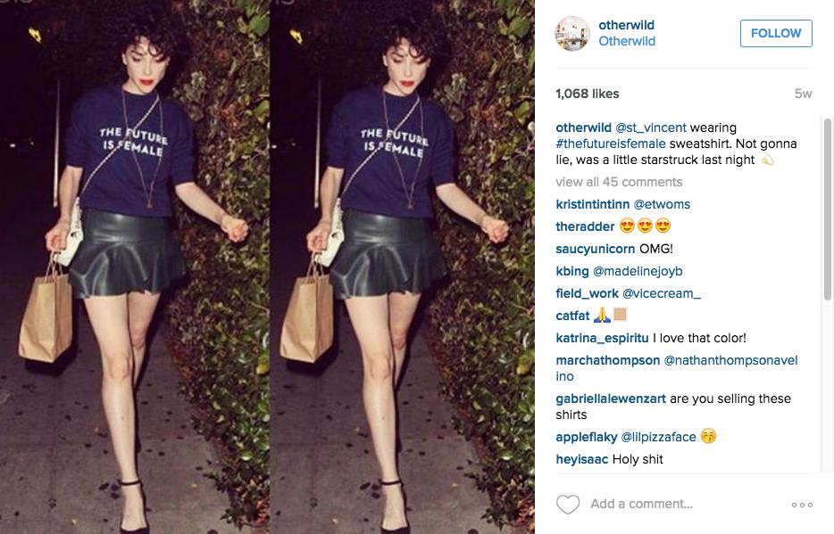A Radical 70s Feminist T Shirt Has Become An Instagram It Item Read I D 