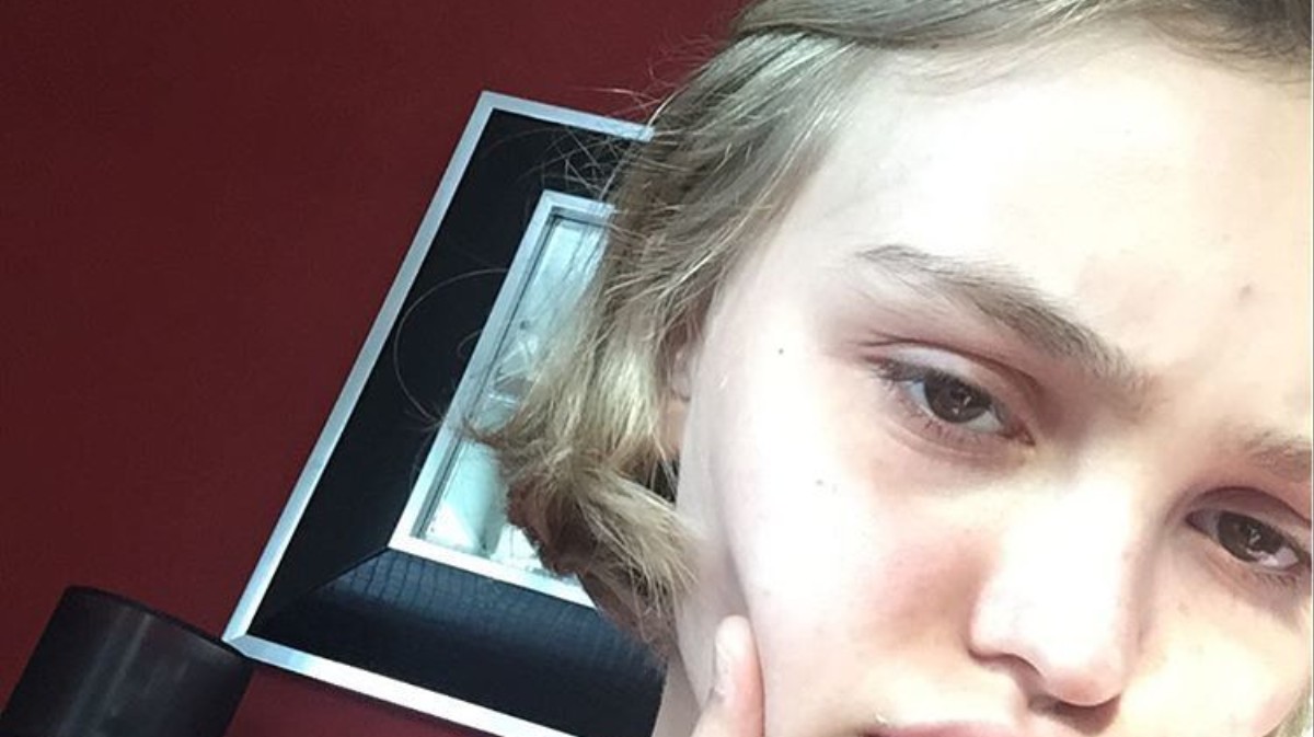 lily-rose depp is back on instagram, says her account was hacked.