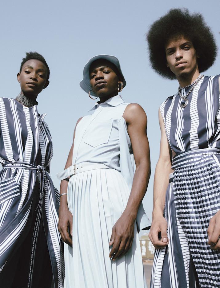 reimagining 90s south african androgyny | look | i-D