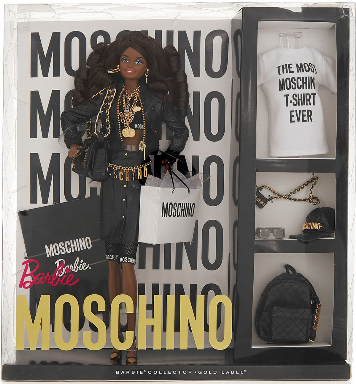 a moschino barbie doll is on the way