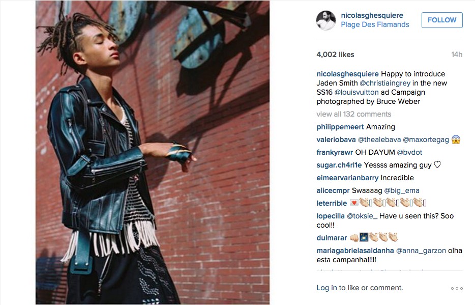 Jaden Smith aparece em nova campanha da Louis Vuitton - NOTTHESAMO