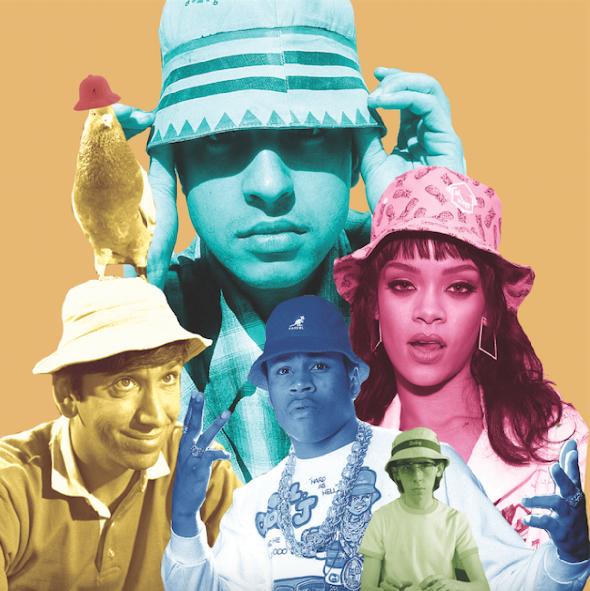 Bucket hats: what's the appeal?, Rihanna
