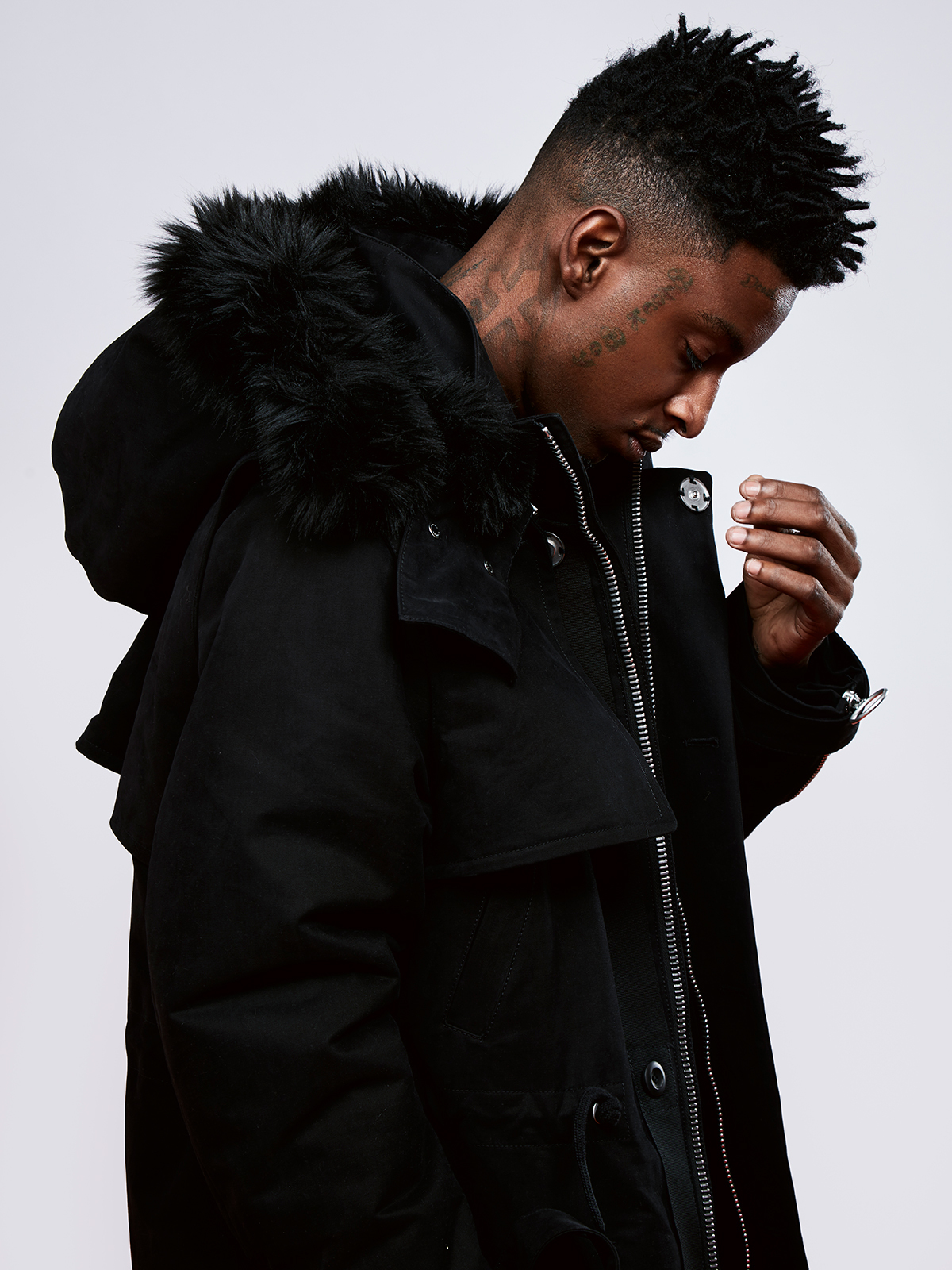 21 savage just made his modelling debut in virgil abloh's off-white