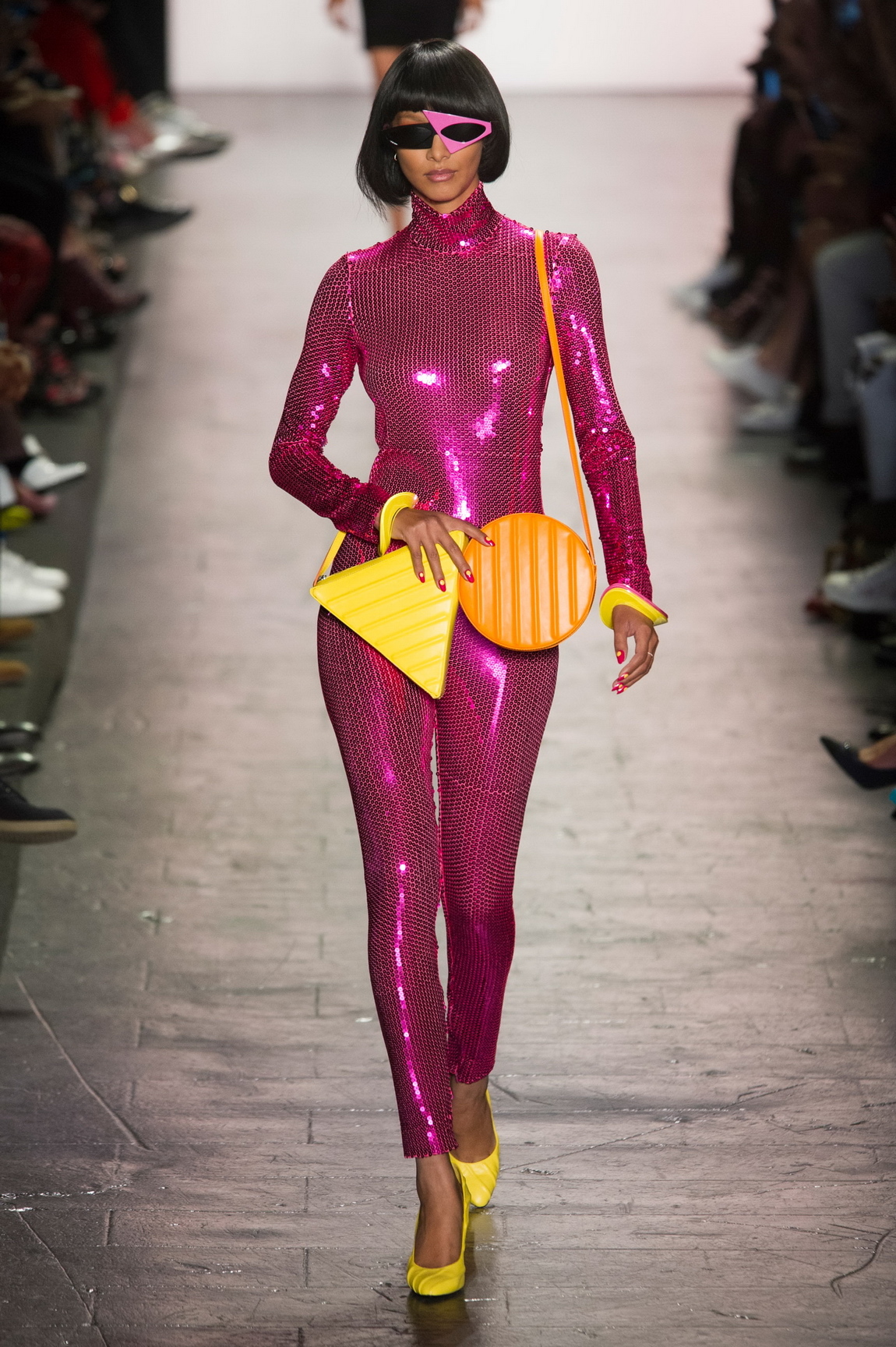 jeremy scott presents a sequined love letter to 80s new york for spring ...