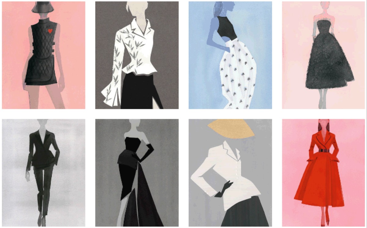 ディオールのイラスト集『Dior by Mats Gustafson』 - i-D