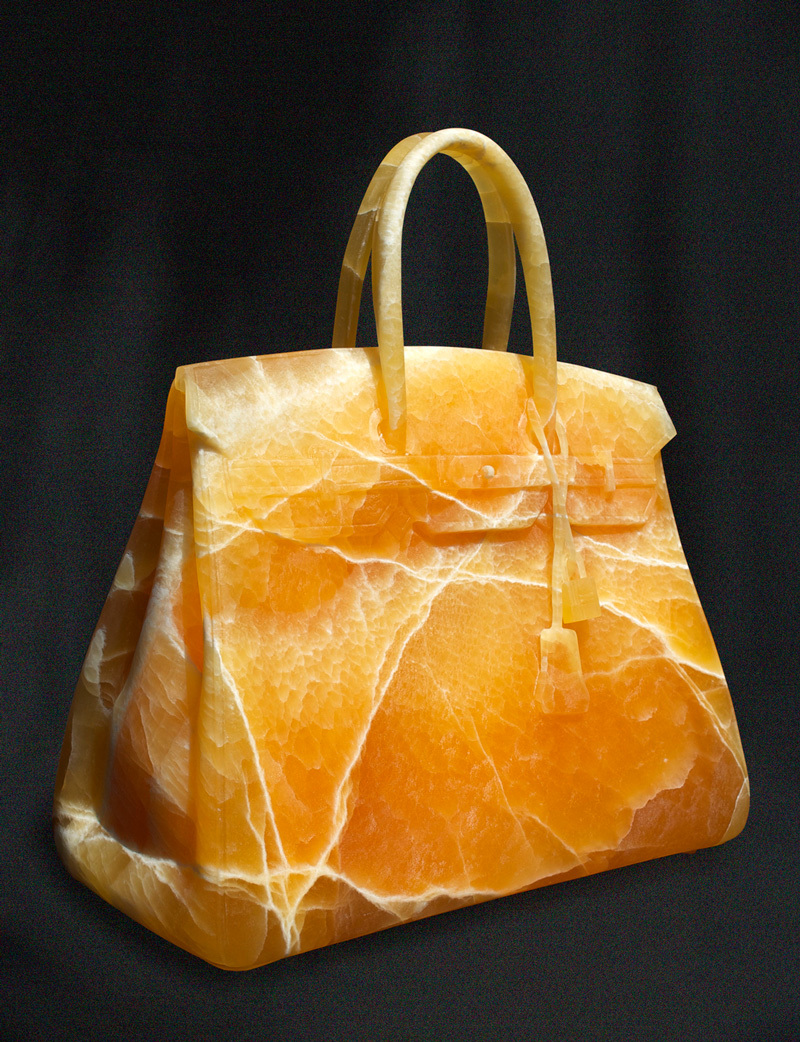 Marble Birkin Hand Bag