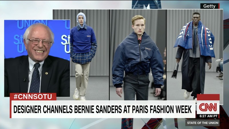 That Balenciaga Bernie Sanders Logo Was Not, In Fact, Inspired by Bernie  Sanders - Fashionista