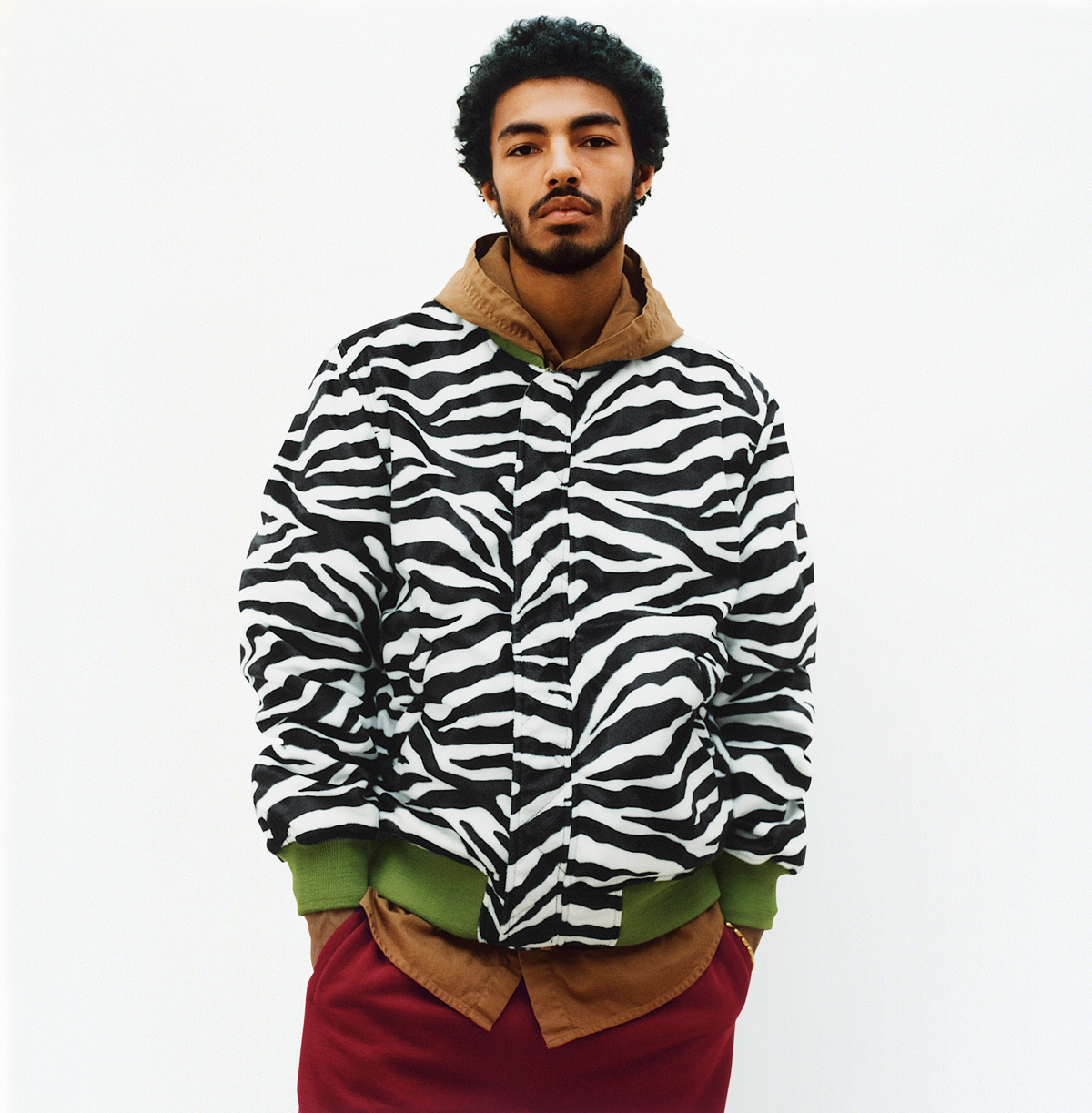 supreme zebra jacket