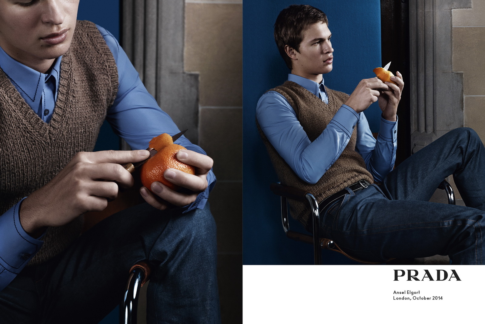 the silver screen's current leading men star in the new prada campaign