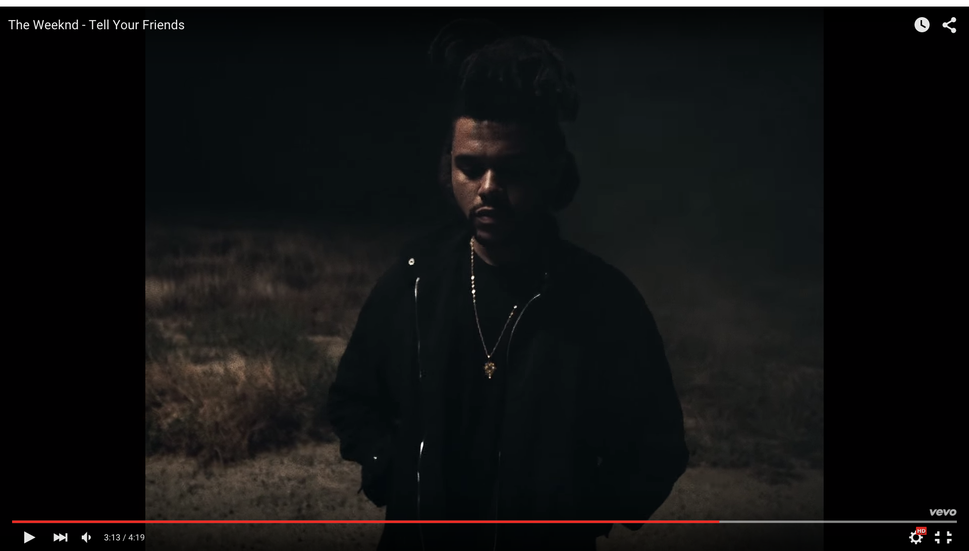 tell your friends weeknd video