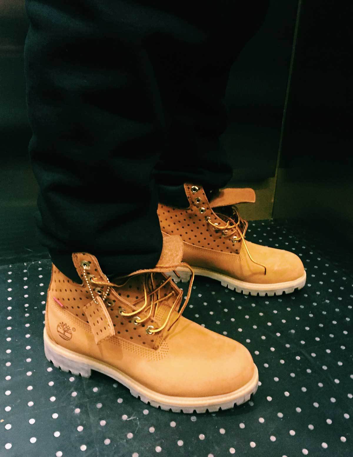 comme des garcons timberland