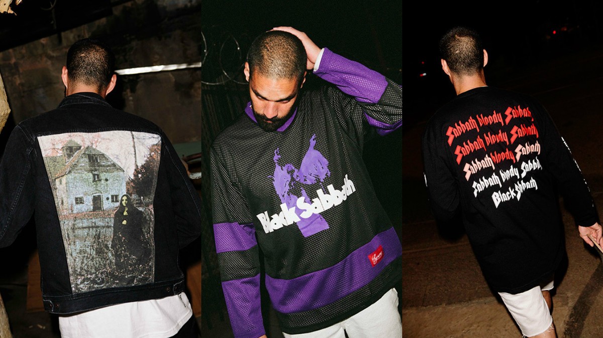 Supreme x Black Sabbath Hockey Jersey Black