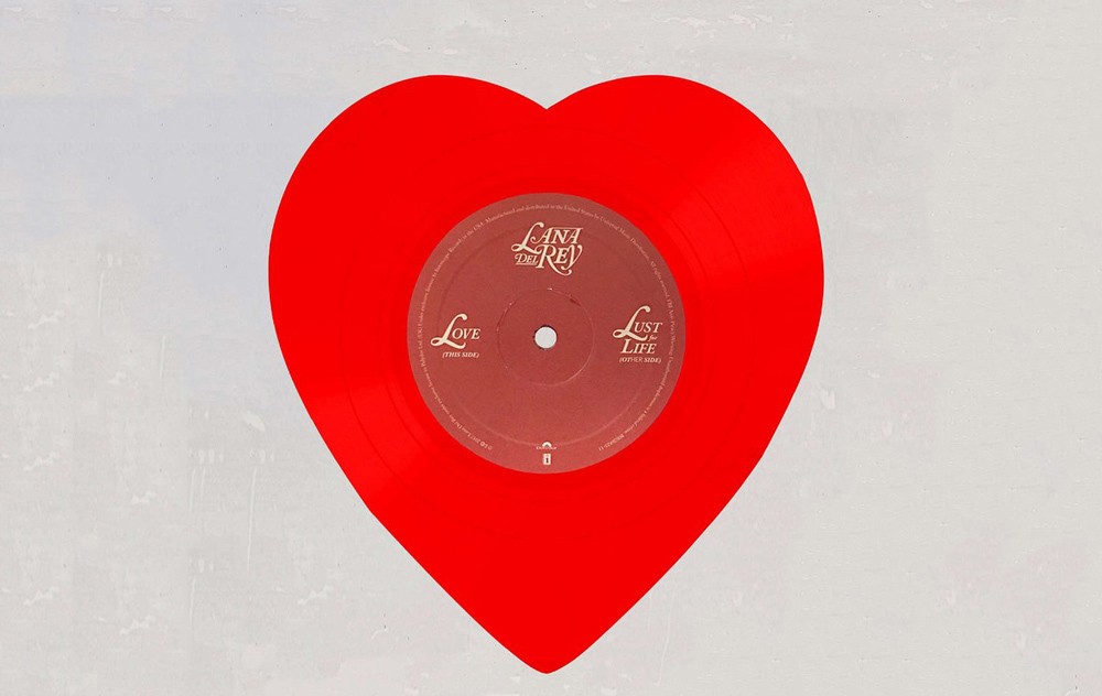 lana del rey's 'love' has been pressed into a heart-shaped vinyl | read ...